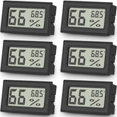 Vaikby mini thermometer-hygrometer display shows precise temp and humidity.