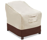 Vailge heavy-duty 600D patio chair cover protects against sun and rain.
