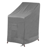 Vailge stackable chair cover with waterproof Oxford fabric protecting chairs from rain