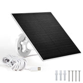 Vakiav solar panel 5V 3W front view powering outdoor devices