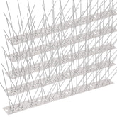Valibe stainless steel bird spikes deter pigeons on exterior ledges with humane design.