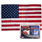 Valley Forge US4PN flag with brass grommets for secure mounting