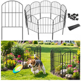 VANCASTLE decorative garden fence panel showing sturdy border for outdoor use