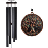 Vanquer Tree of Life 46-inch wind chime with deep tone for outdoor spaces