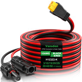 Vansdon Solar to XT60 Cable close-up of XT60 connector for reliable outdoor charging