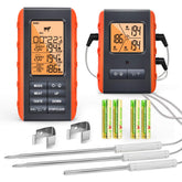 VAUNO wireless thermometer with three probes for versatile grilling.