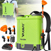 VAXMAY battery backpack sprayer four-gallon tank ready for yard use
