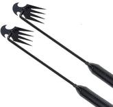 VBQFDPH weed puller with a 16-inch handle and 4-prong head for standing-friendly weeding