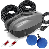 VCRAZE pond aerator pump kit for outdoor ponds promoting oxygenation.
