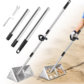 Vdsfand sand scoop with 47-inch handle reduces bending fatigue for beach treasure hunting.