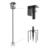 Vekniqo Bird Buddy 79-inch mounting pole for stable outdoor setup.