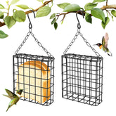 Velarionna dual-capacity suet bird feeder for busy yards attracts multiple species.
