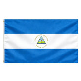 VELIFFCO Nicaragua flag 3x5ft ready for quick pole mounting and vibrant outdoor display