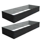 Vengarus 2-pack raised garden bed assembly showing independent planter boxes for versatile gardening.