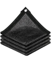 Vensovo 50% sunblock shade cloth 6x12ft in garden setup for shade and airflow.