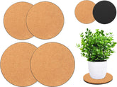 Venyat cork plant pad 4 inch nude protects surfaces with a natural look