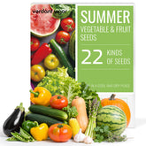 Verdant Vigor 22 seed pack with variety labels for diverse summer harvest possibilities.