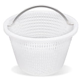 Verplexter handle basket with stainless steel handle for durable reliability during pool skimming