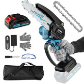 Vetoper mini chainsaw battery-powered for cordless trimming.