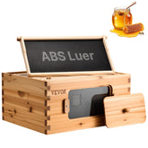 VEVOR 10-frame deep brood hive box with dovetail joints for sturdy assembly outdoors