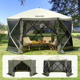 VEVOR 12x12ft pop-up gazebo with mosquito netting for insect-free outdoor lounging