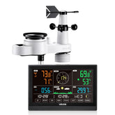 VEVOR 5-in-1 weather station display showing all sensors at a glance