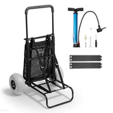 VEVOR Beach Dolly with big wheels smoothly moves items on sand without sinking.