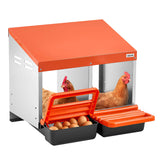 VEVOR chicken nesting boxes with two compartments for wall-mount setup