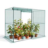 VEVOR Crop Cage front view shows spacious protection for vegetables in the garden.