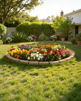 VEVOR faux stone texture edging enhances pool edge definition and depth.