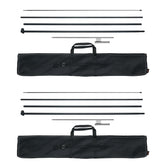 VEVOR feather flag pole kit 16.3 ft main assembly for outdoor advertising.