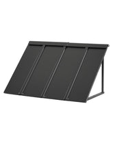 VEVOR fixed metal awning 44x24 front view provides sturdy weather protection.