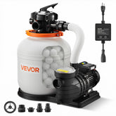 VEVOR FlashPure pump assembly ready for quick setup and efficient filtration