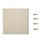 VEVOR garden stepping stones in beige with stakes for easy weather-resistant pathing.