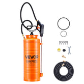 VEVOR concrete sprayer with a 3.5 gallon tank ready for large area coverage