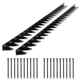 VEVOR landscape edging border kit creates crisp lawn borders for defined garden beds