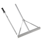 VEVOR Landscape Rake with 60-inch handle for easier leveling tasks