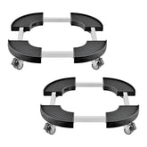 VEVOR plant caddy with four wheels, side view for easy mobility.