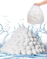 VEVOR pool filter balls for sand filter, 3.5 lb pack, optimized for enhanced filtration.