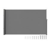 VEVOR retractable side awning assembly view for easy DIY mounting.