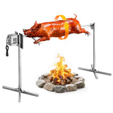 VEVOR 56-inch rotisserie grill with high load capacity for large gatherings