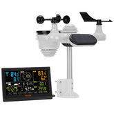 VEVOR 7-in-1 weather station display showing temperature and humidity readings