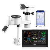 VEVOR weather station 7-in-1 setup display for quick home monitoring.