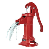 VEVOR Well Hand Pitcher Pump front view highlights vintage design for outdoor water use.
