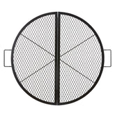 VEVOR X-Marks fire pit grate folded for easy transport