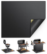 Vewaci under-grill mat 48x40 coverage protects decks from heat and grease spills.