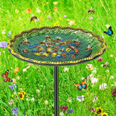 VeyFolzin.st Bee Butterflies Watering Station standing base for stable outdoor use.
