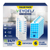 VEYOFLY indoor fly trap front view showing compact device and clean lines.