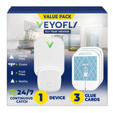 VEYOFLY fly trap indoor front view shows a stylish, unobtrusive pest control solution
