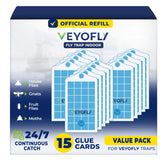 VEYOFLY fruit fly trap refill inside unit captures flying pests safely